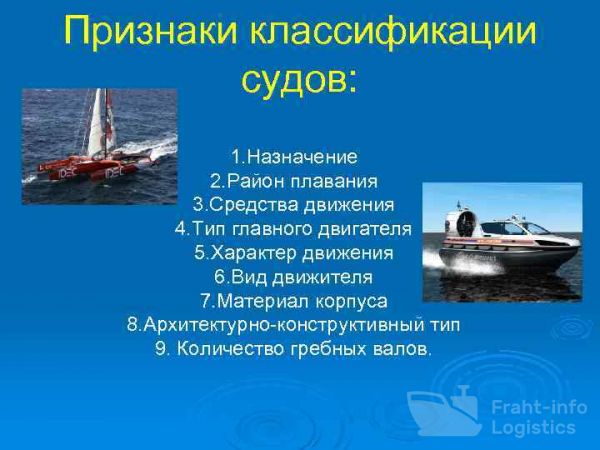 Реклассификация судов / Переклассификация судов